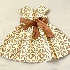Rare Edition- size 3T- kids crème colored dress